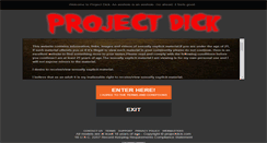 Desktop Screenshot of projectdick.com